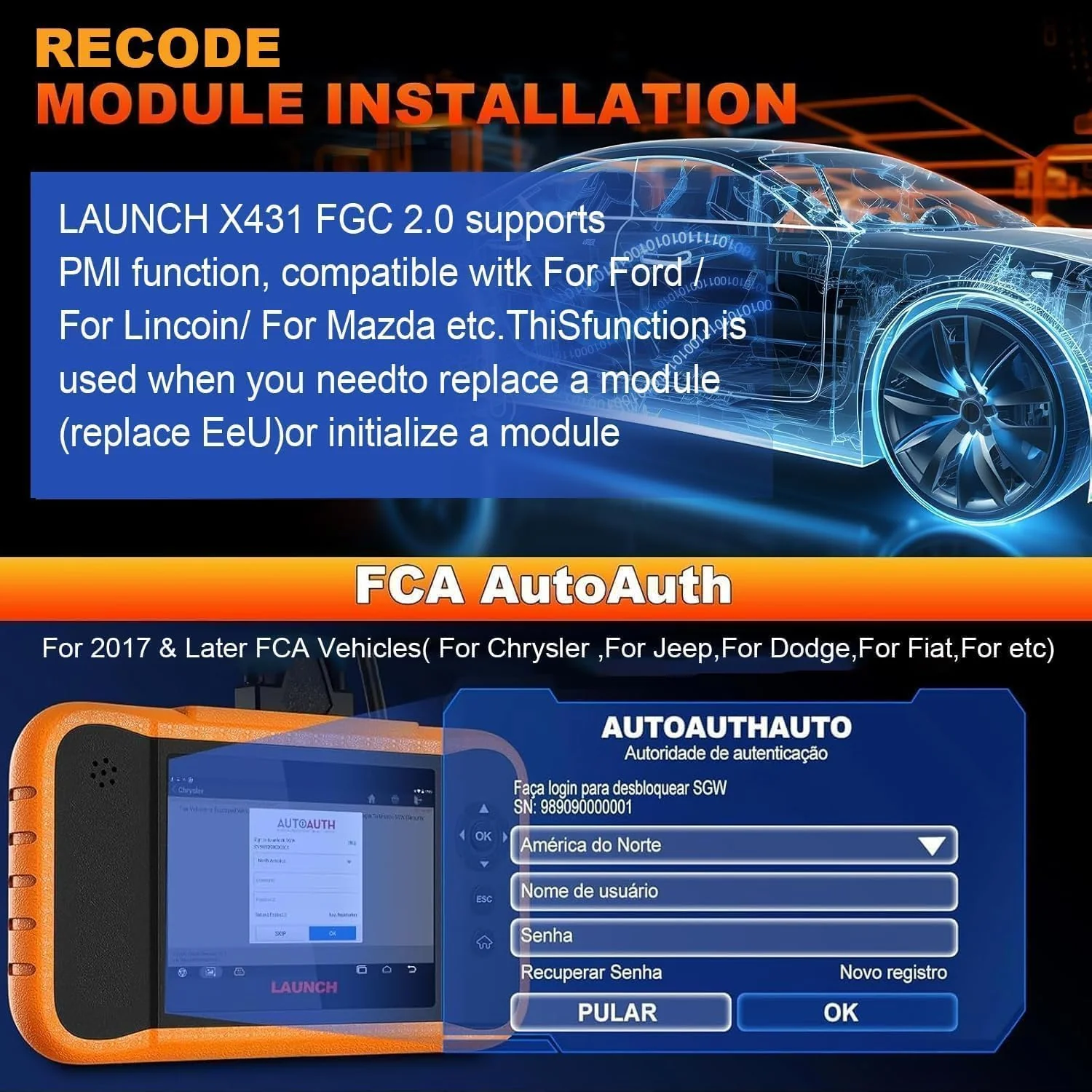 Launch X431 Creader Elite 2.0 FGC OBD2 Scanner - Image 6