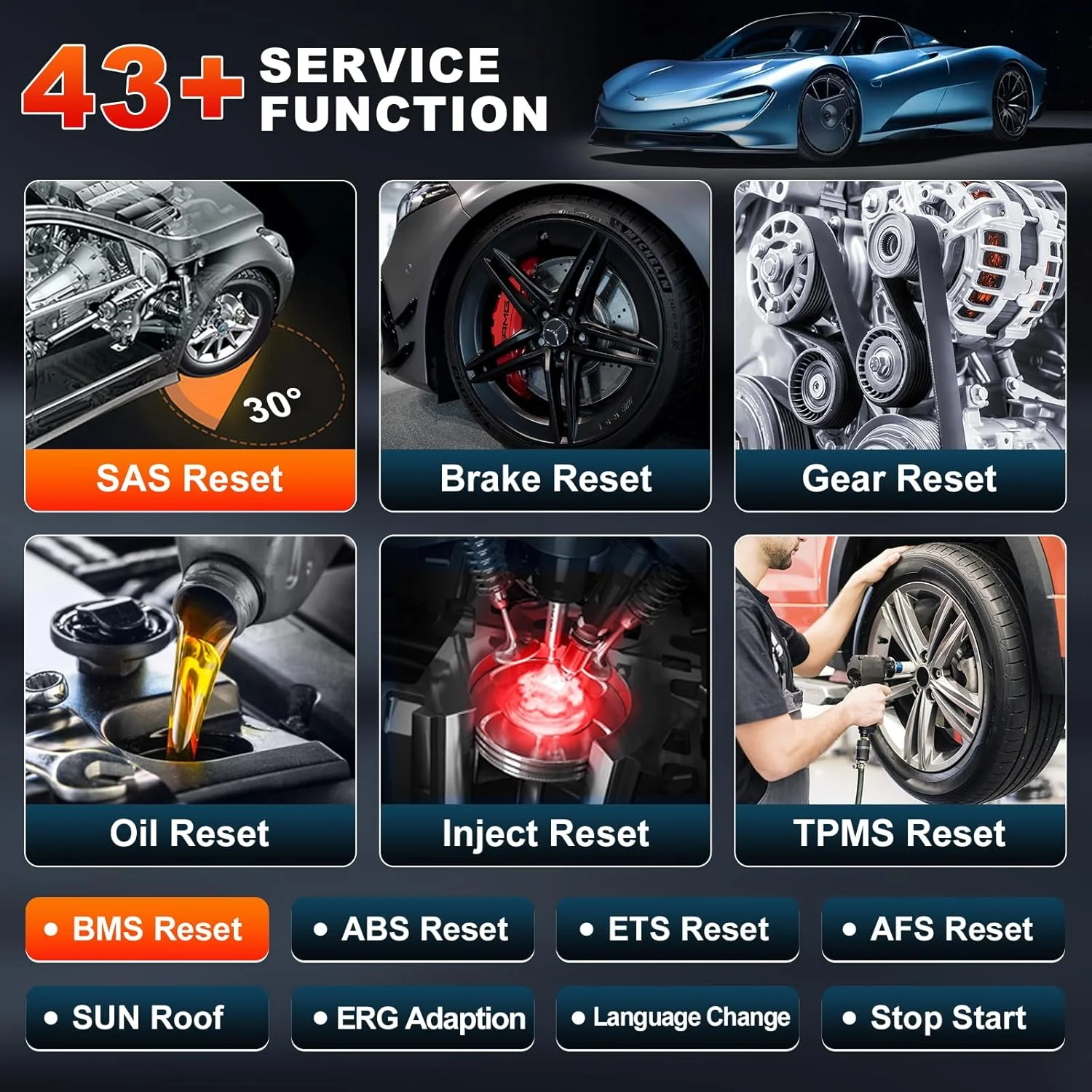 LaunchX431 CRP919 EV Bidirectional Scan Tool for Electric Vehicles New Energy Cars - Image 4