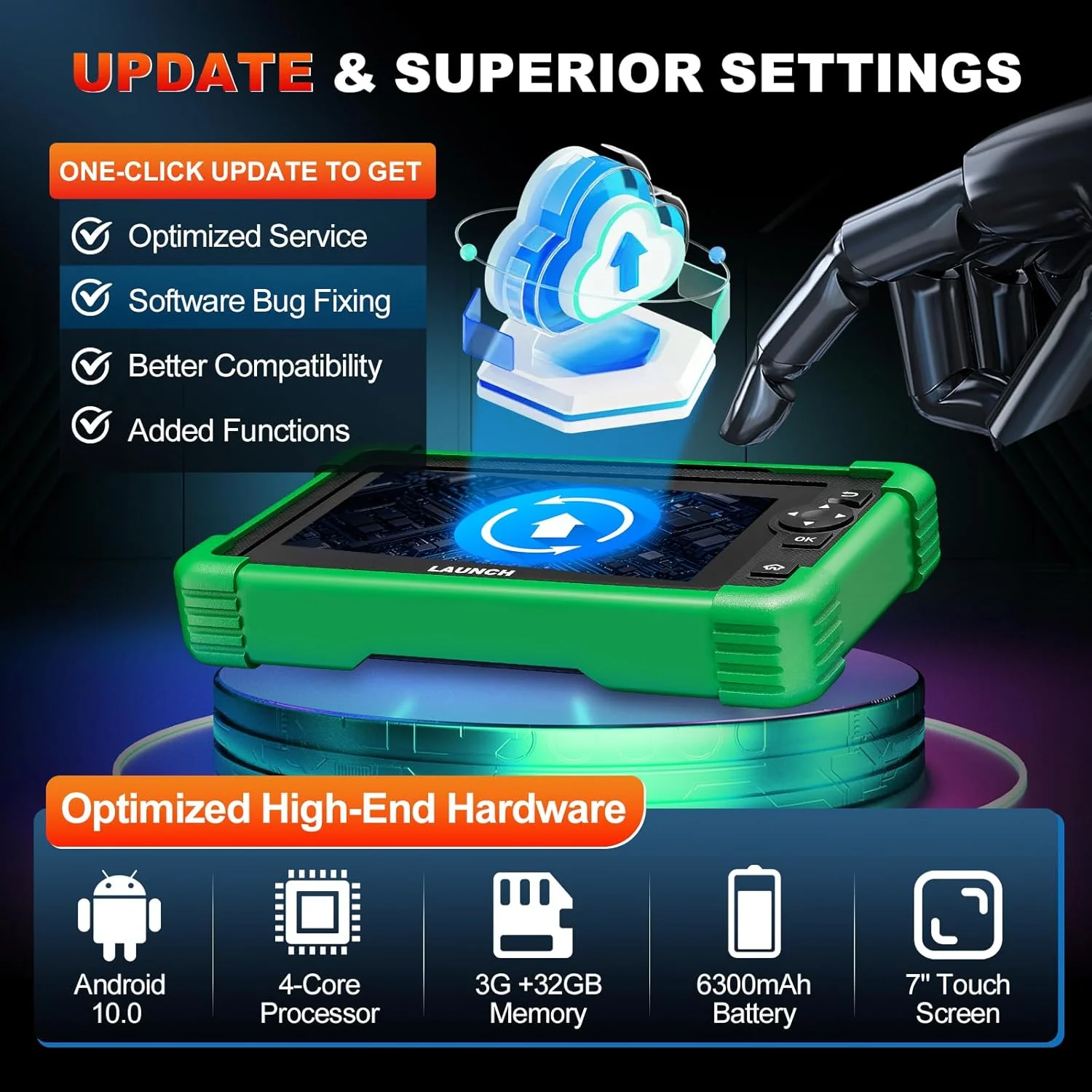 LaunchX431 CRP919 EV Bidirectional Scan Tool for Electric Vehicles New Energy Cars - Image 7